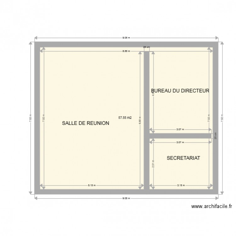 SALLE REUNION. Plan de 0 pièce et 0 m2