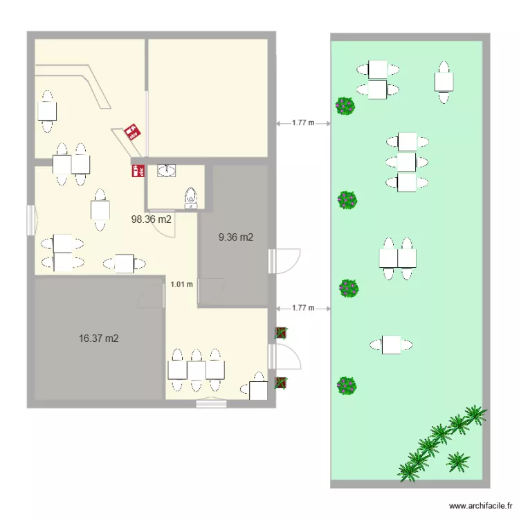restaurant le 613 route de st Ambroix 30520 SAINT MARTIN DE VALGALGUES . Plan de restaurant le 613 route de st Ambroix 30520 SAINT MARTIN DE VALGALGUES . Plan de