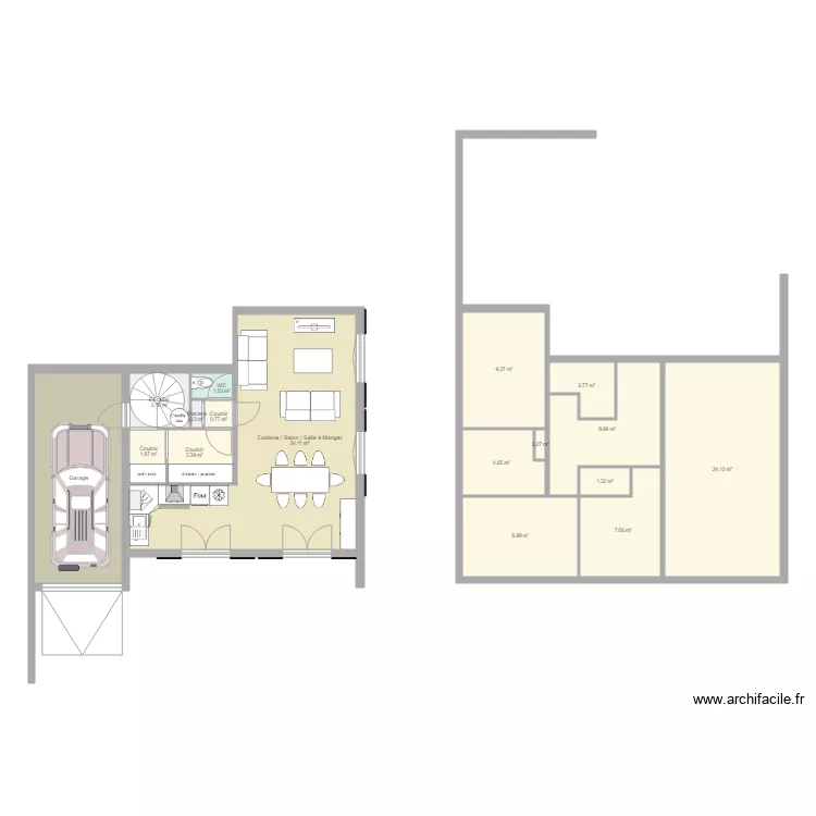 rdc la tranche. Plan de 