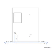 wall 44 BBQ cabinet and piping X 3
