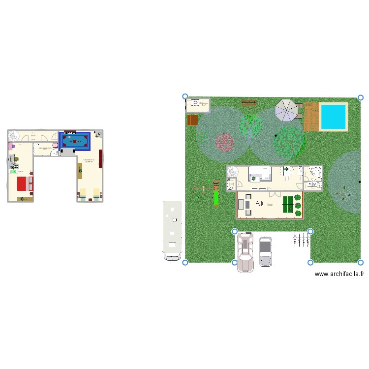 maison container customisée . Plan de 0 pièce et 0 m2