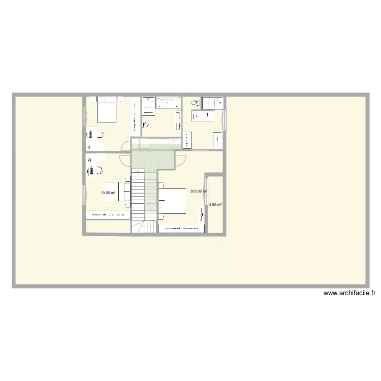 mi casa planta arriba 1. Plan de 