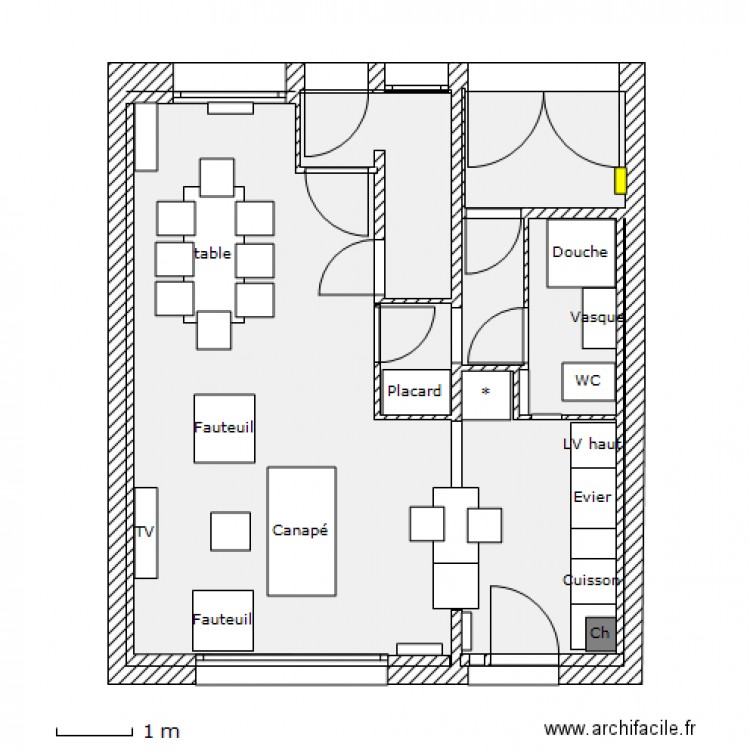 RC Projet V14b - Deplcmt tabl elec. Plan de 0 pièce et 0 m2