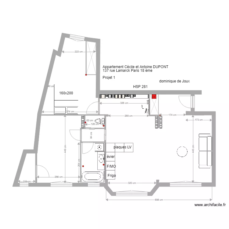 antoine et cecile D projet 1 . Plan de antoine et cecile D projet 1 . Plan de