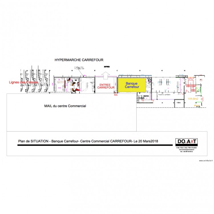 Plan de situation Banque Montesson. Plan de 0 pièce et 0 m2