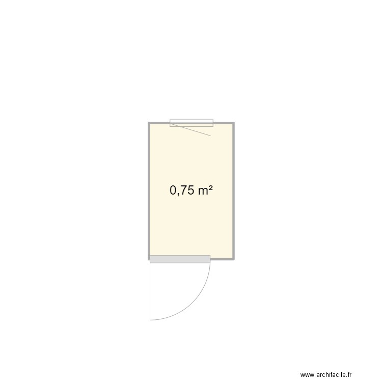 Cagibi. Plan de 0 pièce et 0 m2