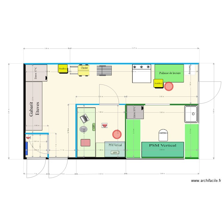 proposition Orlane. Plan de 0 pièce et 0 m2