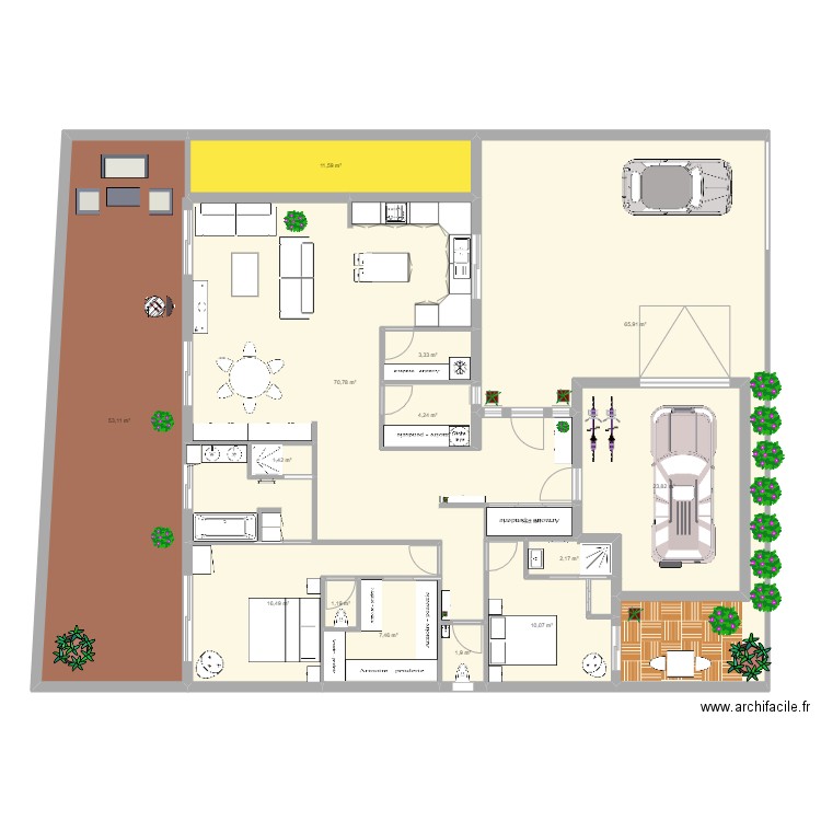 maison nath et guy 120m2. Plan de 0 pièce et 0 m2
