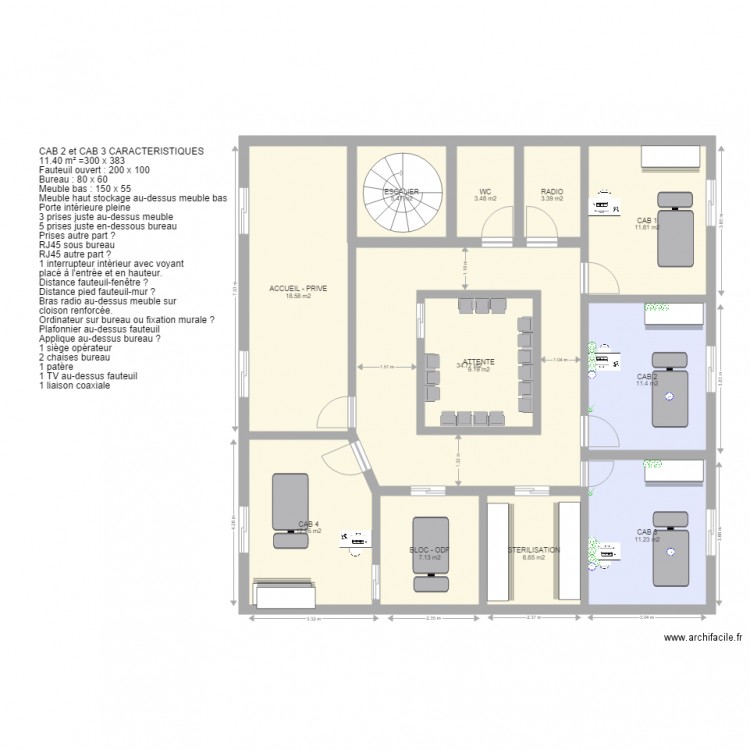 VAL FONTENAY 3 CAB 2. Plan de 0 pièce et 0 m2