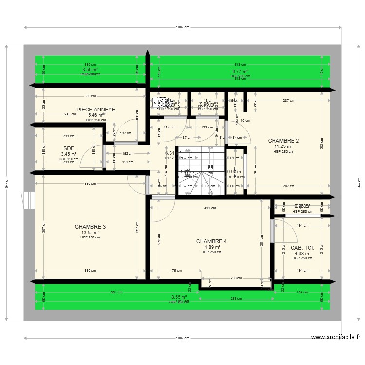 KERJAFFRE  1ER 1. Plan de 0 pièce et 0 m2