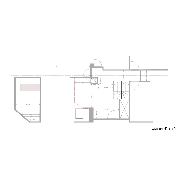 Mezzanine le 9 novembre 2021. Plan de 0 pièce et 0 m2