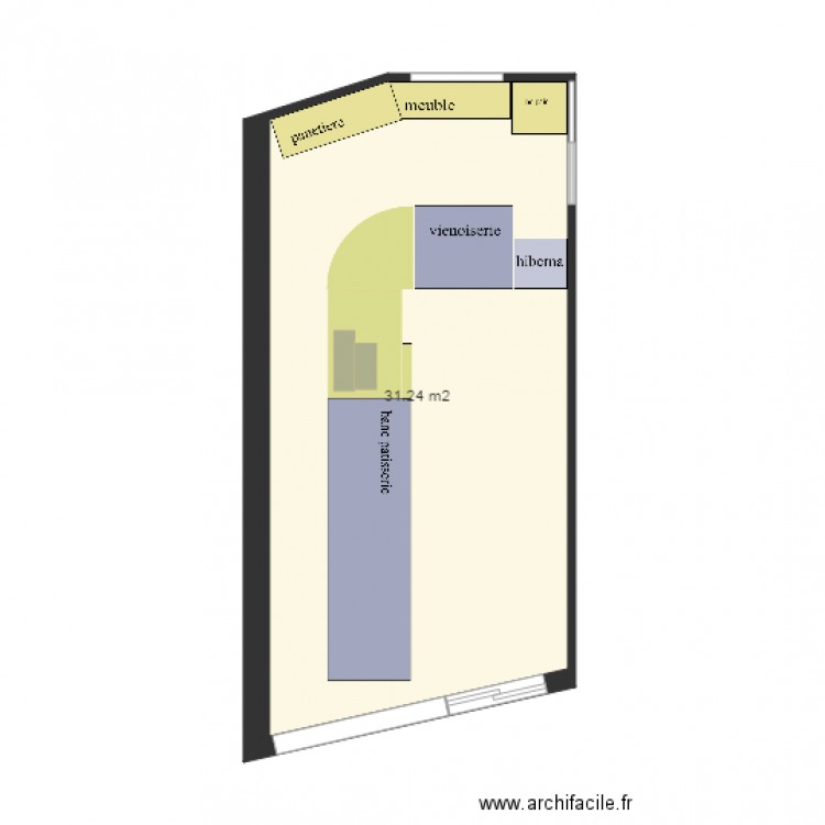 magasin. Plan de 0 pièce et 0 m2