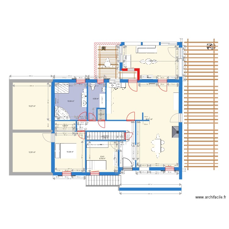 les carrieres 5. Plan de 0 pièce et 0 m2