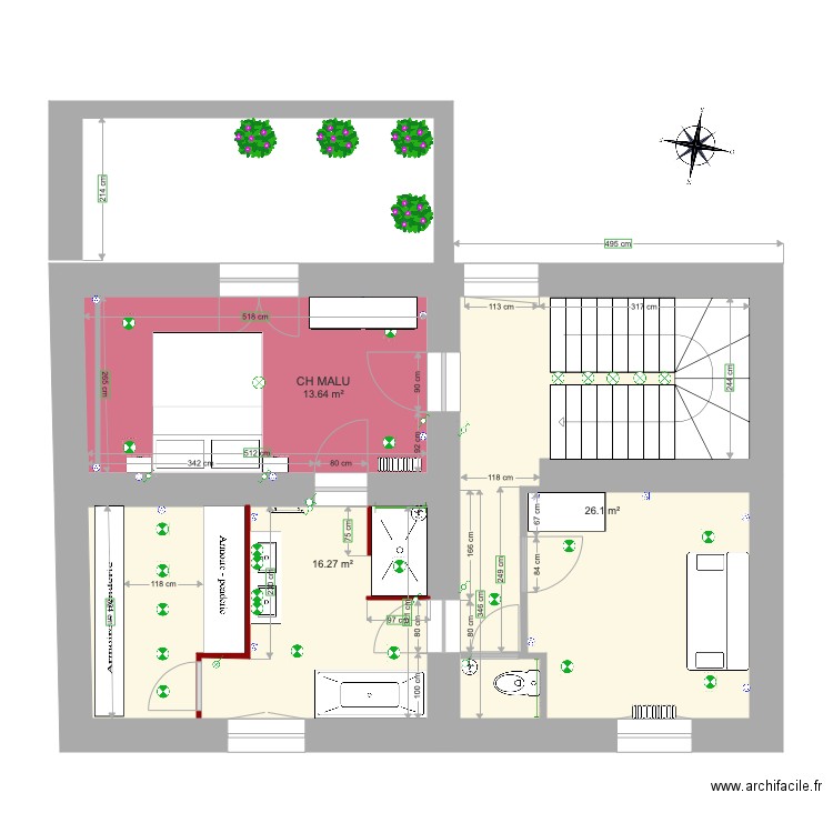 Collonges N1VARIANTE. Plan de 0 pièce et 0 m2