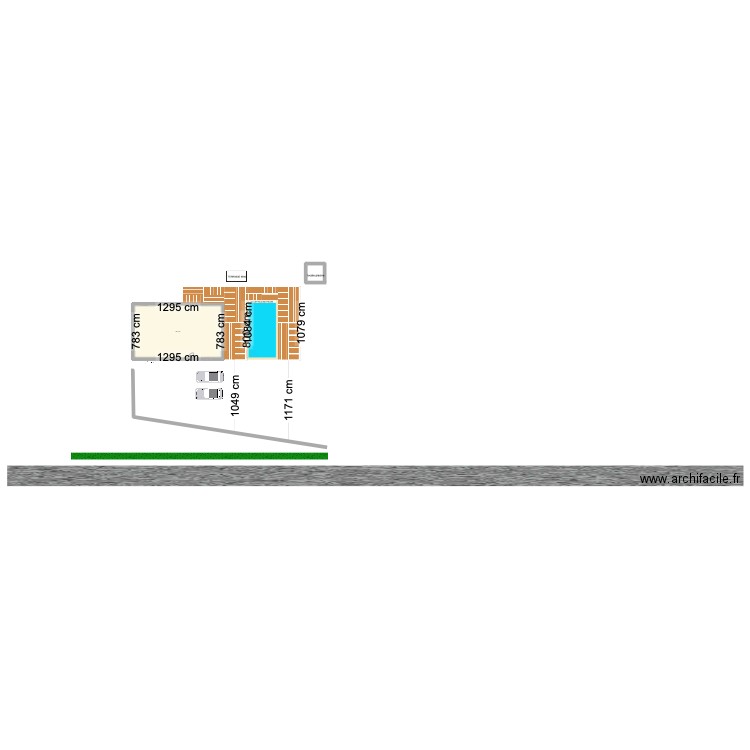 MAISON AVEC LA PISCINE. Plan de 0 pièce et 0 m2