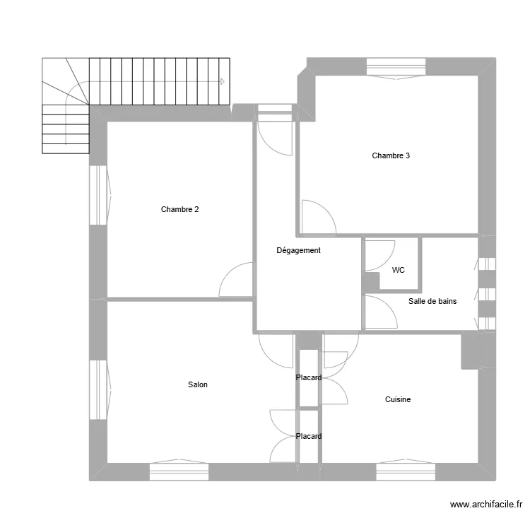 Lopes Maison Etage non meubl&eacute;. Plan de 