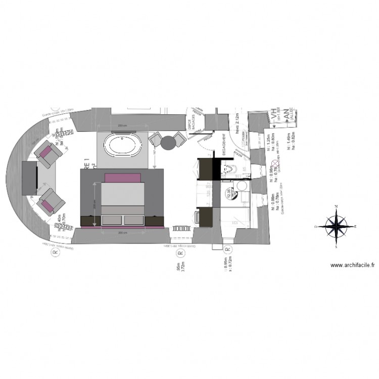 CHAMBRE 1 final E. Plan de 0 pièce et 0 m2