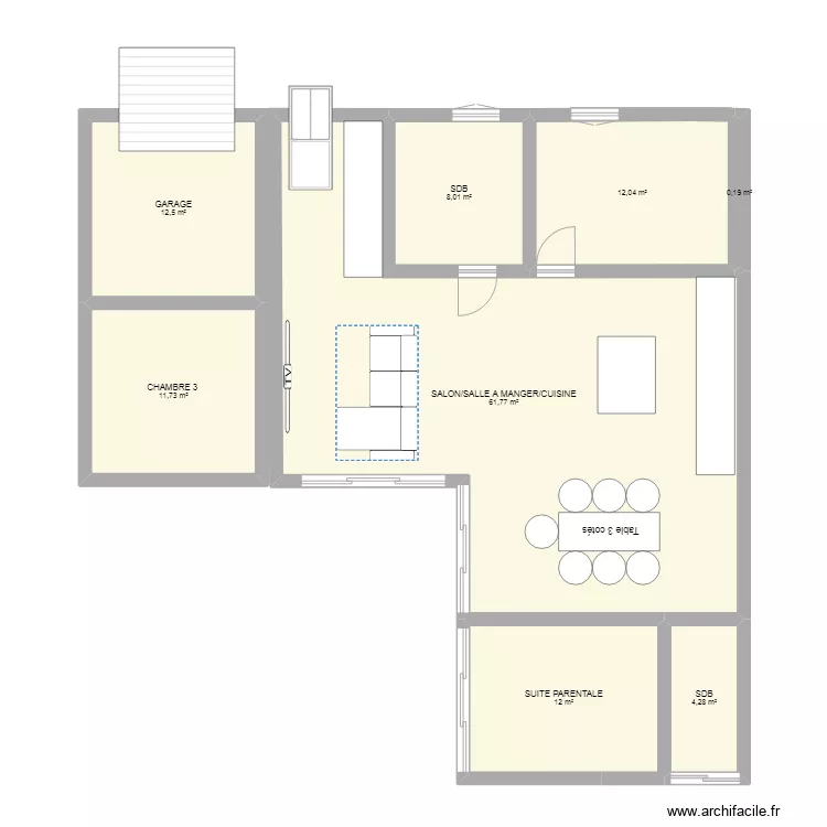 maison 100m2. Plan de maison 100m2. Plan de