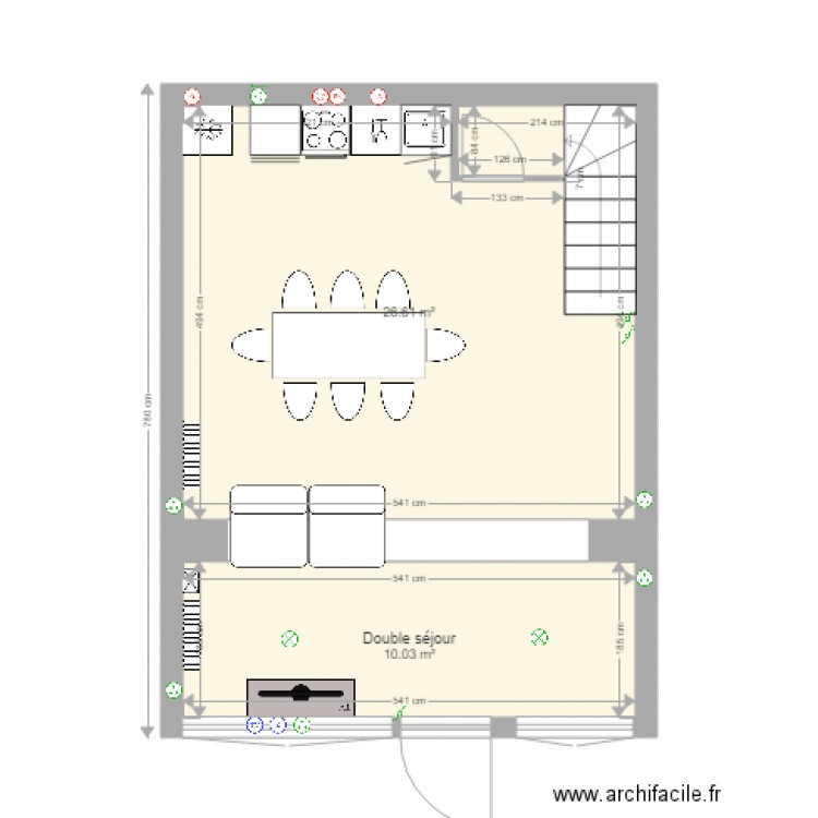 Arnaud Projet cuisine 4. Plan de 0 pièce et 0 m2