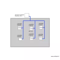 PLAN SALLE 200 m2 VRV DAIKIN CASSETTE  