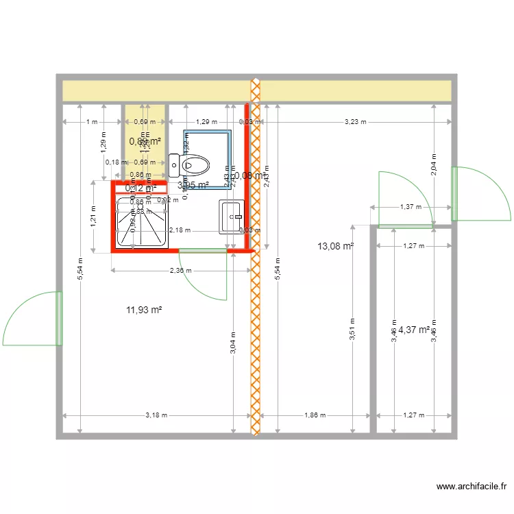 PETIT JEAN. Plan de 