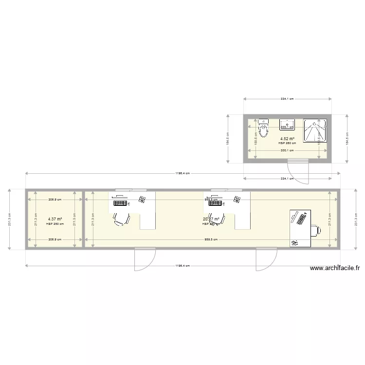 domecotec bureau 2. Plan de 