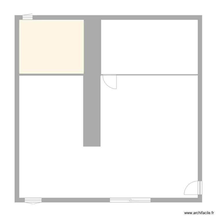 grange. Plan de 