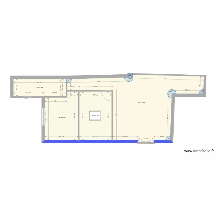 Appartement 7 cotation reel. Plan de 
