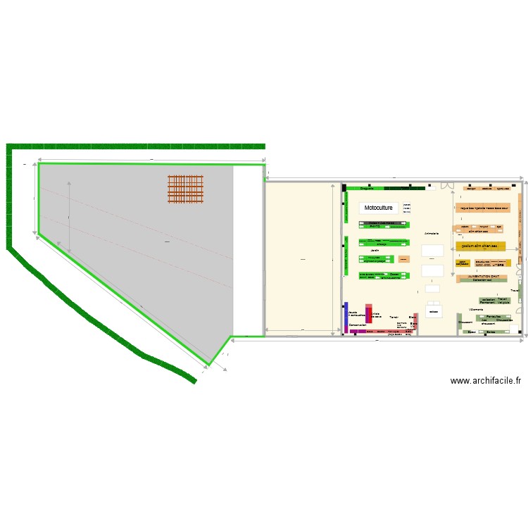 magasin 2020 doullens  PEPI. Plan de 0 pièce et 0 m2