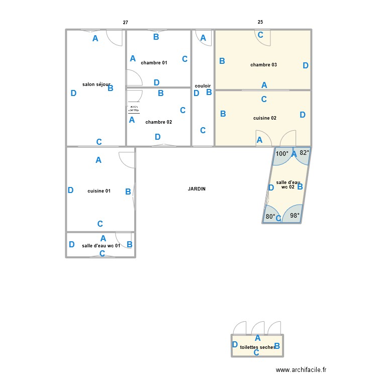 lenoir moutier PB v2. Plan de 0 pièce et 0 m2