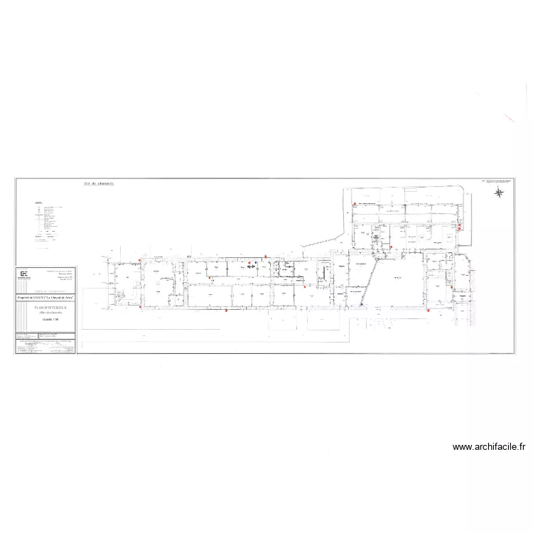 AD RdC 1&deg; plan. Plan de 