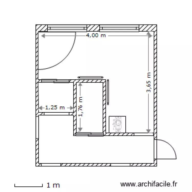 Modification salle de bain - Projet 1. Plan de 