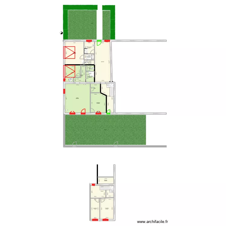 Immeuble Pomerol. Plan de 17 et 164 m² Immeuble Pomerol. Plan de 17 et 164 m²