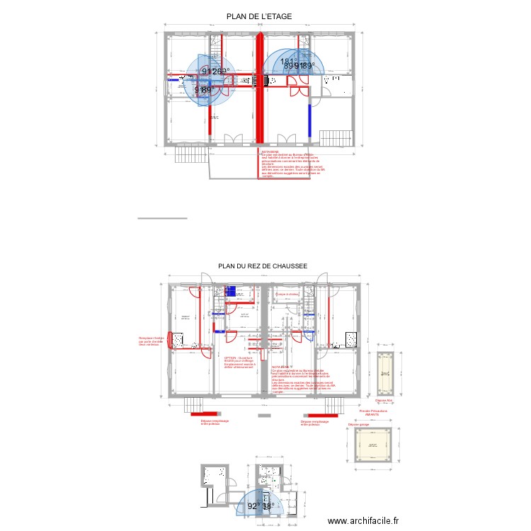  CONFLANS Plans structure BA. Plan de 0 pièce et 0 m2