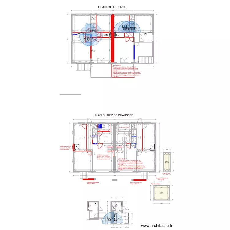  CONFLANS Plans structure BA. Plan de 