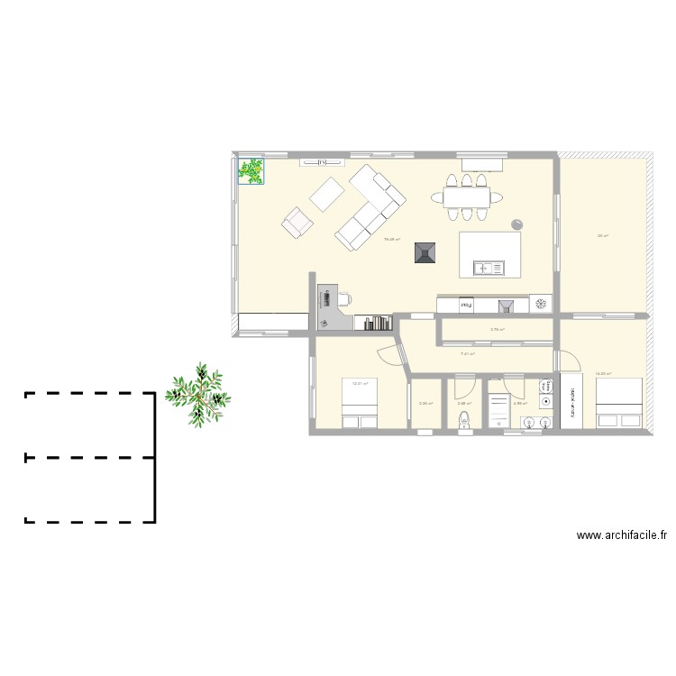 agrandissement 2. Plan de 0 pièce et 0 m2