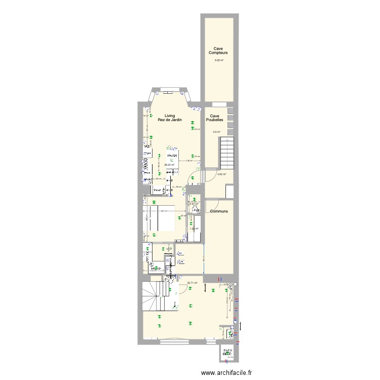 Marie José Rez jardin studio. Plan de 0 pièce et 0 m2