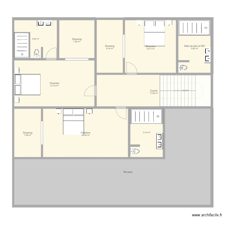 villa Ngaparou V8. Plan de 0 pièce et 0 m2