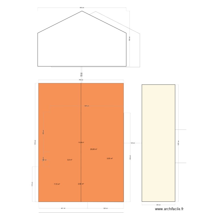 Ameugny 5. Plan de 10 pièces et 103 m2