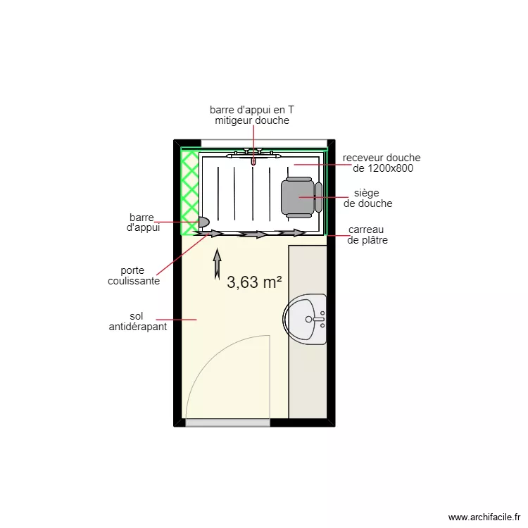 abitbol gis&egrave;le 1. Plan de 