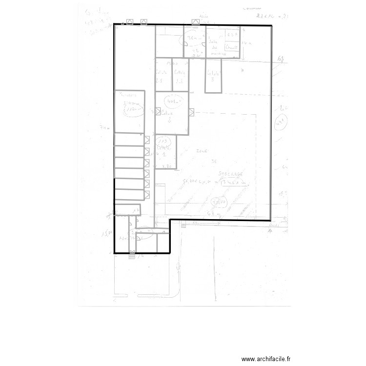 Murisseries d'Armor. Plan de 5 pièces et 404 m2