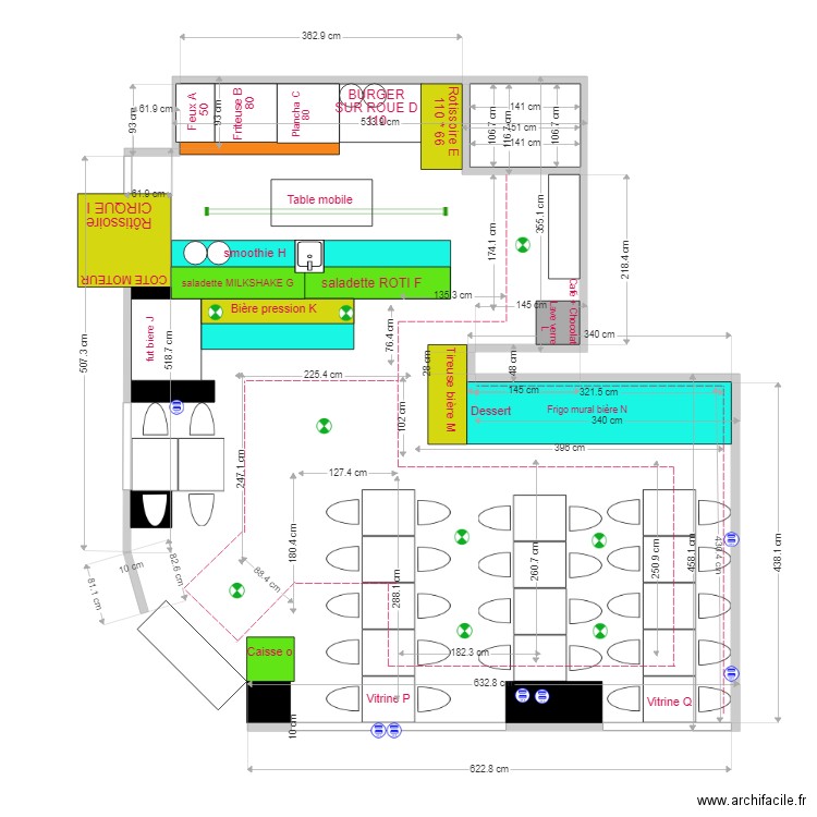 levallois. Plan de 0 pièce et 0 m2