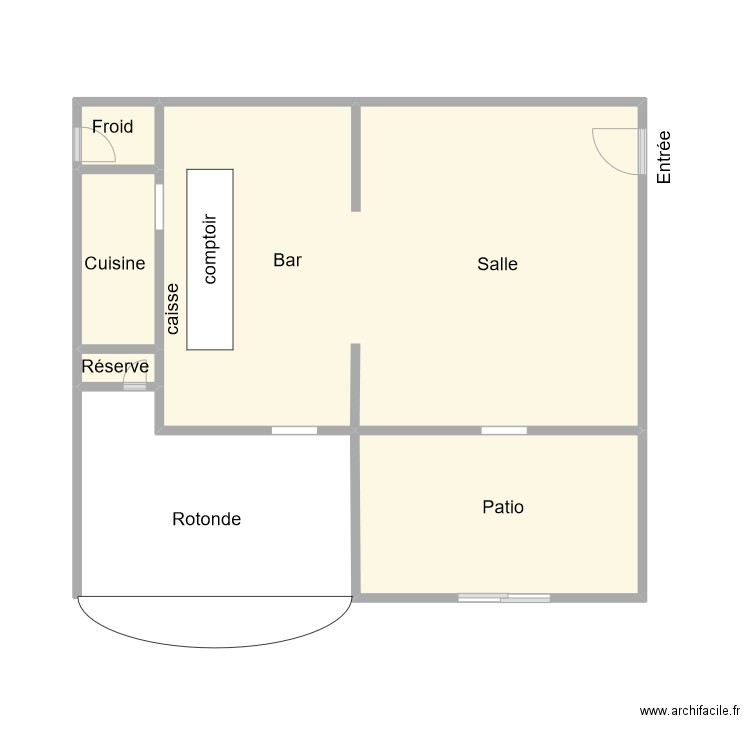 RESTAURANT GOLF BORELY MARSEILLE. Plan de 0 pièce et 0 m2