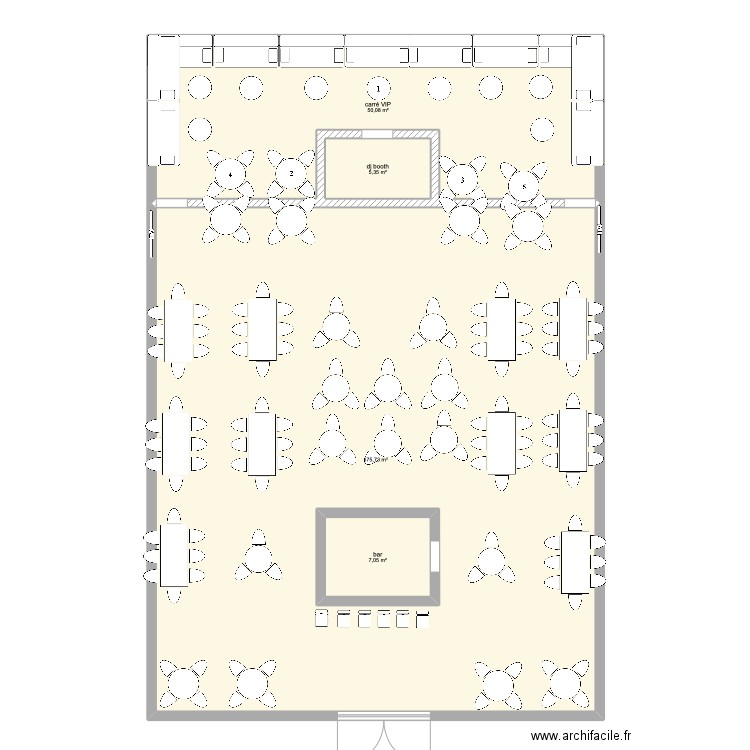 plan 1. Plan de 0 pièce et 0 m2
