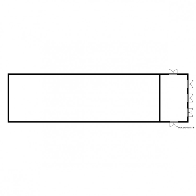 Barateau Bureau. Plan de 0 pièce et 0 m2