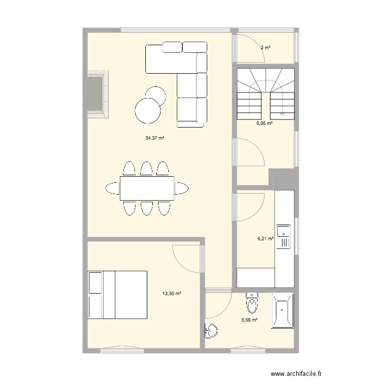 1er bois . Plan de 0 pièce et 0 m2