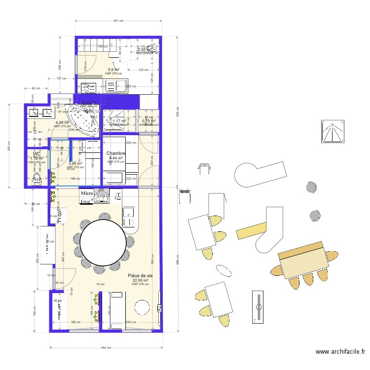 Verdun 10 places V5. Plan de 0 pièce et 0 m2