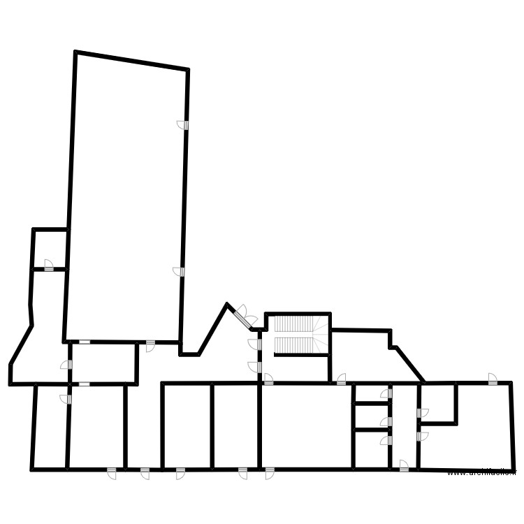 Fosses rez actuel. Plan de 0 pièce et 0 m2