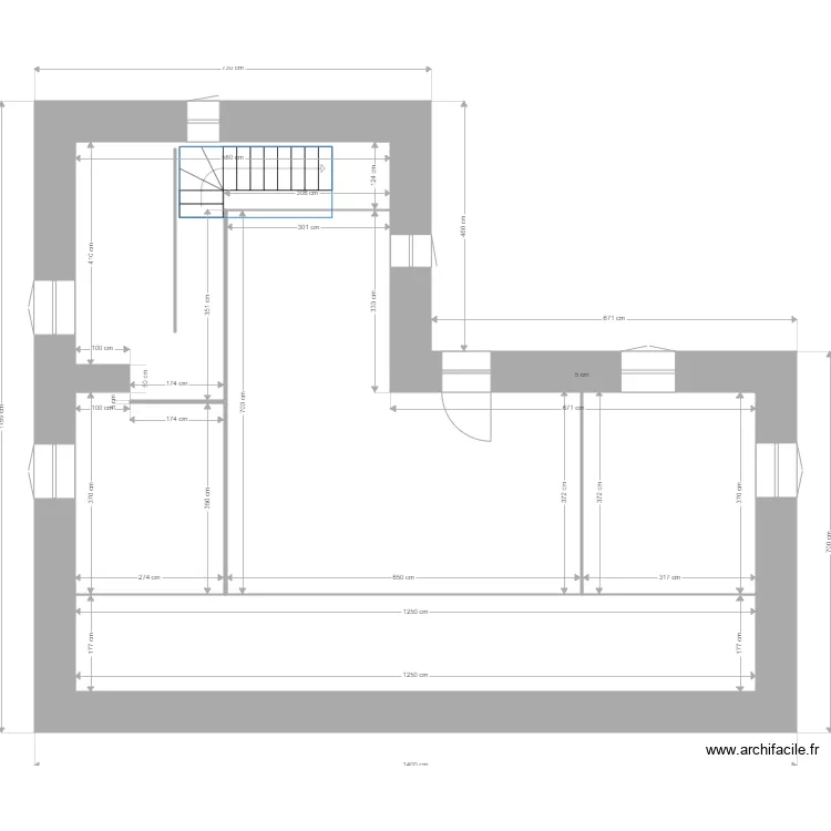 BERGERIE ETAGE 2  + 30% + SOUS SOL ELEVATION 1.30M. Plan de 