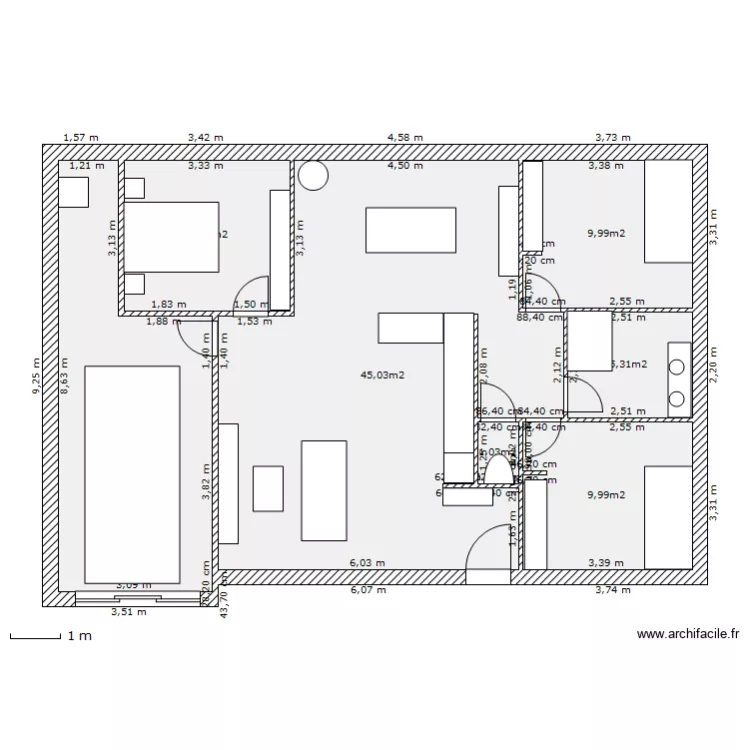 douzy 88m² 2. Plan de douzy 88m² 2. Plan de